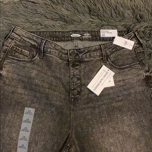 Rock star super skinny high rise jeans